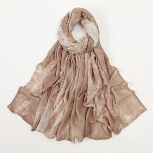 Womens Vintage Gradient Ombre Shawl Cotton Rayon Blend Breathable Windproof Sun-Proof Yarn-Dyed Fashion Muslim Hijab Scarf 2025