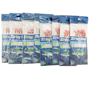 Fishing Bait Rigs Set 8Packs Fishing Bait Rigs Luminous Bait Rig with Sharp HooksSoft Fishing Lure Surf Fishing Rigs Saltwater