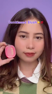 Blush Stick Cream Blusher 2 Colors Blendable Waterproof Long-lasting Lip Cheek Eye Multi-use Stick