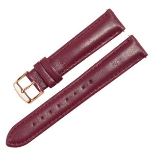 Genuine Leather Watch Band Womens Fit DW Feiyada EBOHR Tiansuo Casio 12 14 16 18mm Pink Strap
