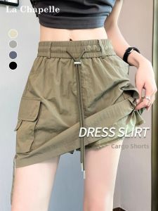 La Chapelle | Cool Dry Summer High-Waisted A-Line Shorts Skirt