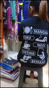Kaos MANGAN TURU BAYARAN & Pakaian Distro Cotton Combet