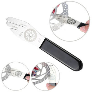 เครื่องมือจัดเรียงจานเบรกจักรยาน AXI สำหรับจักรยานเสือภูเขา พร้อมประแจปรับแต่ง ทำจากสแตนเลส