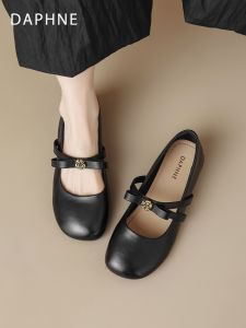 Daphne | Black Elegant French Summer New Arrived Commuter Mary Jane