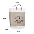 Giỏ Đựng Đồ Giặt Bằng Vải Dung Tích Lớn Hộp Đựng Quần Áo Bẩn Gấp Thân Thiện Với Môi Trường Giải Pháp Gia Dụng Di Động Của MINISO. 