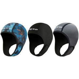[HOSPORT Official Mall]2mm Neoprene Dive Hood Scuba Diving Hood Quick Dry Wetsuit Hood Stretchable Surfing Head Cover for Snorkeling Sailing