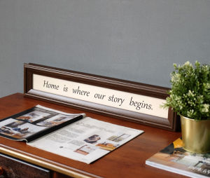 American Simple Art Style Decorative Motivational Quote Sign Wall Art English Letter Board Positive Thinking Decoration Painting