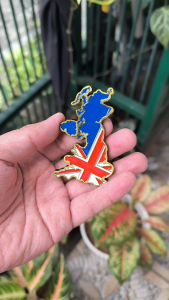 Fridge Magnet Tempelan Magnet Kulkas Souvenir Negara Inggris England UK United Kingdom Besi