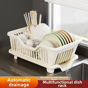 Dish Drying Basket Cutlery Organizer