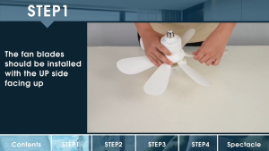 SOPPY 52CM/42CM Ceiling Fan Light - Energy Saving 60%/3-Speed Strong Wind Ultra Quiet Stepless Dimming Night Mode Lamp & Emergency Stop Protection w/ Remote Control Safety Protection