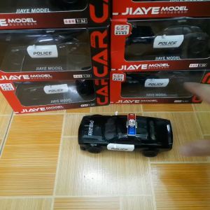 Xe cảnh sát mô hình xe ô tô tỉ lệ 1:32 đồ chơi trẻ em - xe bằng kim loại có âm thanh và đèn mở được cửa