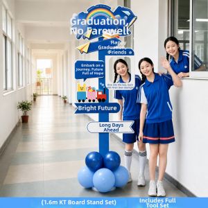 ETY | Graduation Season Decoration Balloons Stand KT Board Props