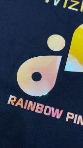 FLEX RAINBOW Pink เรนโบว์สีมุก ชมพู เหลือบ เหลือง เฟล็กตัด เงา จากเกาหลี เฟล็กสีรุ้ง