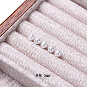 DIY อุปกรณ์ทำเครื่องประดับหู ลูกปัดคริสตัลแก้วรูครึ่งนิด สีเทาหลายเฉด ออสเตรเลียขาว สร้อยหู เครื่องประดับ เครื่องประดับหู