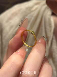 S925 Pure Silver Flashing Ice Ring for Women Simple Design High-End Feeling Finger Ring Fashionable Jewelry Accessory