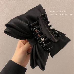 Kẹp Tóc Hình Cá Mập Cỡ Lớn Cho Nữ Kẹp Tóc Kiểu Công Chúa Hai Mặt Thắt Nút Bướm Phụ Kiện Tóc Thời Trang Mới 2024