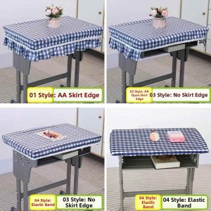Eco-friendly Anti-slip Classroom Desk Pad Sky Blue
