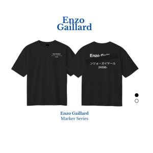 Enzo Gaillard เสื้อยืด ทรงปกติ รุ่น Marker Series