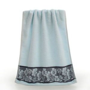 Pure Cotton Towel Gift Box Embroidered Text Face Wash Absorbent Home Living Universal Pure Cotton Face Towel