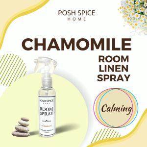 Chamomile Room Linen Spray 100 ml Air Freshener Linen Spray Deodorizer Antibacterial Disinfectant Posh Spice
