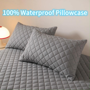 KalisAir Pillowcase Waterproof Pillow Protector 20X30 INCHES Envelope Closure No Zipper Pillow Cover Washable