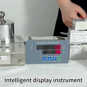 Load Cell Intelligent Indicator Force Measuring Dual-Row Six-Digit LED Display Weighing Screen Out Rs485 Cast Aluminum Housing