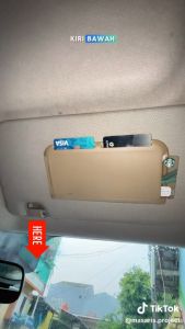 Tempat kartu holder E-TOLL E-MONEY holder sun visor mobil
