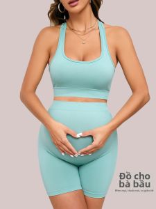 YANSE | Pregnancy Shockproof Sport Bra High Waist Shorts and Tight Leggings Set