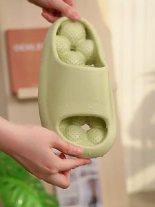 Men Women Massage Slippers Summer Home Anti-slip Water-leakage Slipper Indoor Bathroom Couple Sandals Slippers