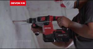 DEVON 5402-Li-20RH26 20V Brushless Cordless 3-Mode Rotary Hammer 26mm 2.6Joules