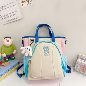 OUDENGPAI | Girls School Bag Single Shoulder Slant Carry Handbag Tutoring Class Bookbag Childrens School Bag Womens Shoulder Bag