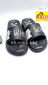 ARJUNA 687 - Sandal Selop Anak Laki Off White Bahan Karet Ringan & Fleksibel