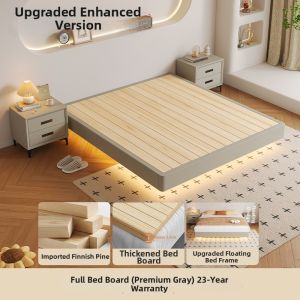 Headboard-less Solid Wood Tatami Bed For Small Spaces