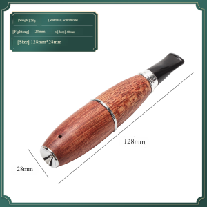 Portable Cigarette Holder Smoking Pipes Lightweight Solid Wood Tobaccco Pipes 9mm Handheld Tobacco Pipes Smoking Accessories