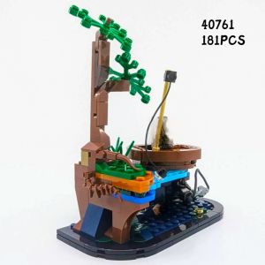 40761 Smeagol & Digor Bag Bottom Hole Model Holiday Gift 181PCS Brick Children Educational Toy