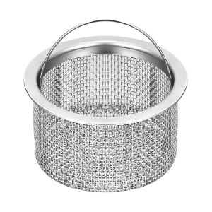 Stainless Steel Shower Sink Drain Hair Catcher Fine Mesh Filter Trap Stopper Basin Strainer Plug for Kitchen Bathroom Accessorie