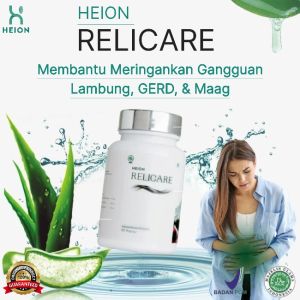 Heion Relicare 30 Kapsul Membantu Meringankan Gangguan Lambung Dan Gerd Dan Maag