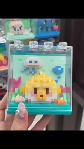 Bandai | Bộ Đồ Chơi Xếp Hình Động Vật Dễ Thương - Gấu Trúc Hươu Cao Cổ Hổ Cáo Chuột Lang Cừu Koala Chim Cánh Cụt - Mô Hình Lắp Ráp Bằng Gạch Dành Cho Bé Gái Quà Tặng Giáo Dục Sáng Tạo
