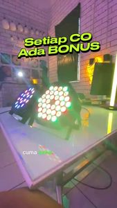 COD SHIELD Lampu Panggung LED Wash Light Control DMX512 RGBW 80W - SH80W / Lampu sorot panggung led warna warni dance konser / sensor suara musik disco kelap kelip buat menata panggung / rekomended trend pengiriman cepat promo murah terbaik paling bagus