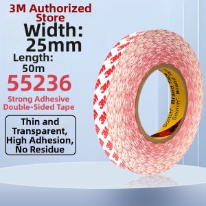 3M | Strong Transparent Thin High-Adhesive No-Trace Double-Sided Tape