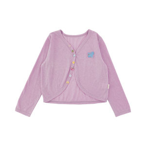 YOEHYAUL | Áo Cardigan Dài Tay Cho Bé Gái Thoáng Khí Phù Hợp Môi Trường Có Máy Lạnh