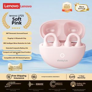 Lenovo | Wireless Bone Conduction Clip-on Bluetooth Earphones