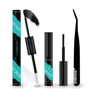 DIY Eyelash Extension Kit with Glue Remover & Tweezers Waterproof Long-Lasting Lash Bond Non-Irritating Remover Perfect Cosplay