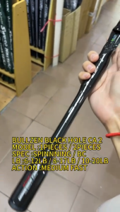 4077 BULLZEN BLACK HOLE CA II FISHING ROD SPINNING BC CASTING ROD