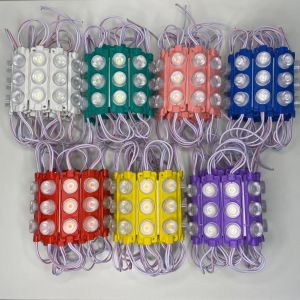 5PCS LAMPU MODUL 7520 3 MATA TIMBUL DC 12VOLT & 24VOLT MOTOR MOBIL TRUK