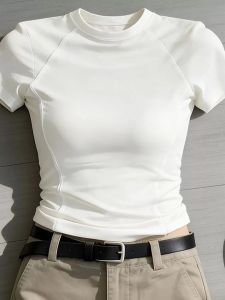 V.C.I | Stylish Unique Bone Line Short Sleeve T-Shirt