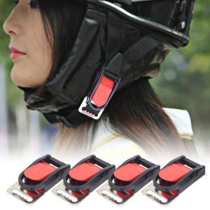 Motorcycle Helmet Clip Stainless Steel & Plastic Pull Buckles