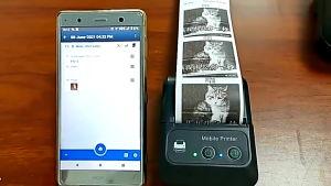 58mm Thermal Printer Mini Bluetooth Portable Supports Bluetooth USB and Direct Phone Connection