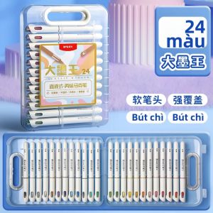 M&G | Bộ Bút Dạ Quang Acrylic M&G - Bút Vẽ Nghệ Thuật Đầu Mềm Tiện Dụng 12-48 Màu Dành Cho Học Sinh Và Người Yêu Thích Tô Màu