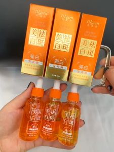 【美白 祛斑】除斑液斑点黑色素色斑雀斑老年斑晒斑美白精华产品 Whitening and freckle removing cream Freckle removing yellowing and moisturizing fa